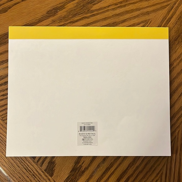 Black Paper Doodle Pad 8 x 10 inch - Picture 2 of 4